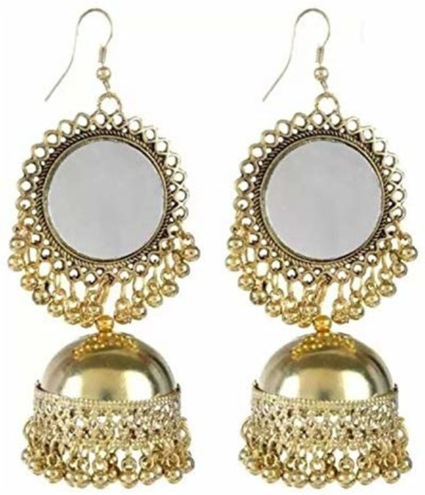 GOLDEN★BEST 森山加代子 EMI YEARS 22K Yellow Gold Jhumka Earrings - GJ-SAD0002754 - ₹128587