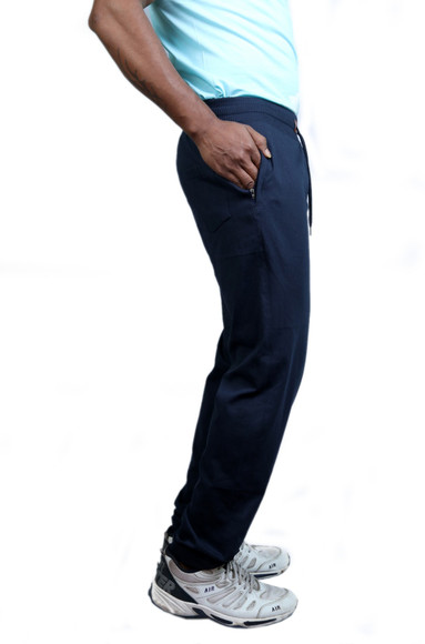 SOOTI Solid Men Blue Track Pants - Buy SOOTI Solid Men Blue Track