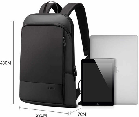 bopai 15 inch super slim laptop backpack Expandable Travel Professional Men Business 15.6 Work Smart Rucksack Anti Theft Large Multi-Function Computer Office Black with Waterproof USB Charging Water Bottle Holder : Electronics Travel (Fits 15 inch Laptop) 15 Inch Laptop Bag Bopai