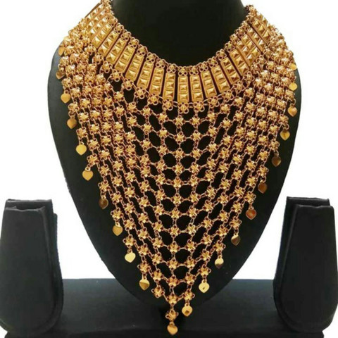 GENUINEMARKETING Har necklace Gold-plated Plated Alloy Necklace