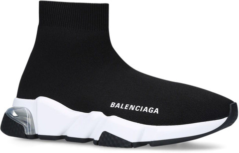 靴 BALENCIAGA SPEED TRAINER CLEARSOLE The Balenciaga SPEED TRAINER CLEAR SOLE Slip On Sneakers For