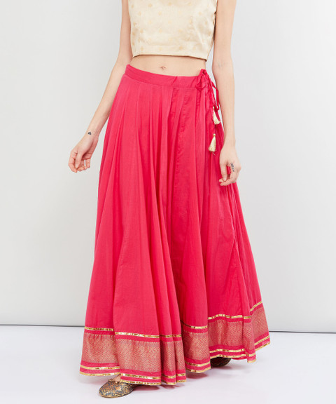 MAX Solid Women Regular Pink Skirt - Buy MAX Solid Women MAX Solid Women Regular Pink Skirt - Buy MAX Solid Women