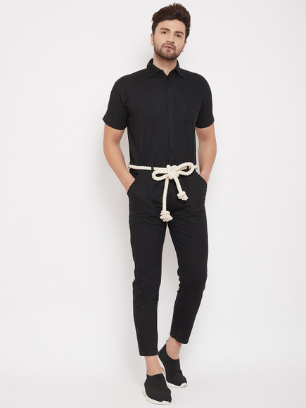 FUGAZEE Solid Men Jumpsuit - Buy FUGAZEE Solid Men Jumpsuit
