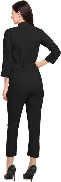 ZX Fashion Solid Women Jumpsuit - Buy ZX Fashion Solid Women