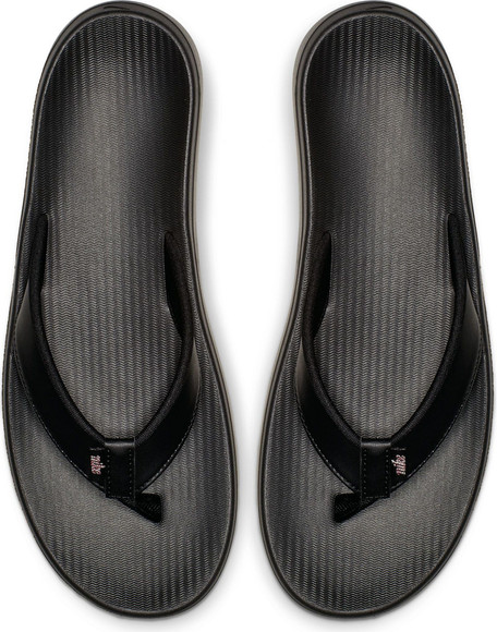 nike black rubber flip flops