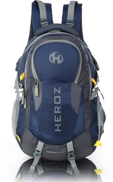 ハマヒロ HEROZ Hammer 45 L Laptop Backpack Navy Blue - Price in India