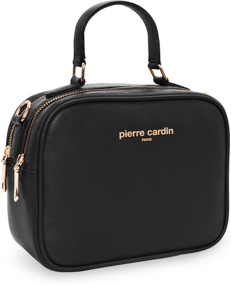PIERRE CARDIN Black Sling Bag Casual Black Cross Body Sling Bag