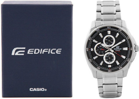 未使用★CASIO エディフィス EF-334D-1A メンズ クォーツ[222314 稼働品 CASIO カシオ EDFICE エディフィス EF-334 美品 腕時計
