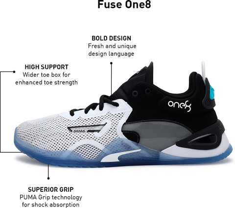 PUMA Fuse one8 Training \u0026 Gym Shoes For Men - Buy PUMA Fuse one8 Training \u0026  Gym Shoes For Men Online at Best Price - Shop Online for Footwears in India  | Flipkart.com