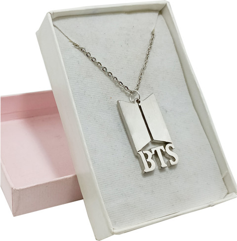 AS Jewels BTS Logo Pendant for Kpop Army Fan with Brass with Chain