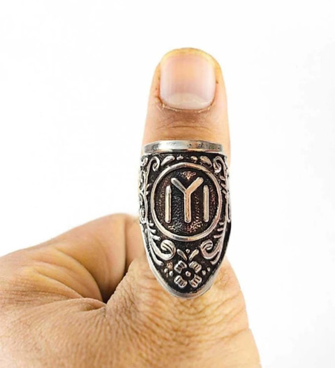 DEXENT COLLECTION Ertugrul Ghazi IYI Kaayi Kabila Thumb Ring Brass