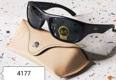 Buy Ray-Ban Wrap-around Sunglasses Green, Black For Men & Women