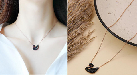 Happy Jewellery COMBO PACK OF 2 Duck NECKLACE Stainless steel