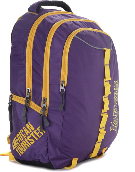 american tourister purple laptop backpack AMERICAN TOURISTER Swish Nba Lakers 15.6 L Laptop Backpack Purple - Price  in India