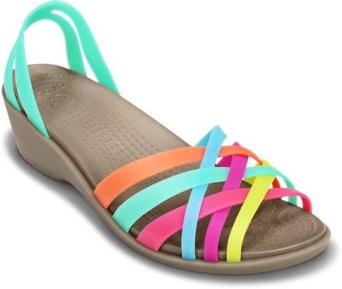 crocs women's huarache wedge