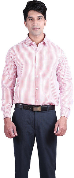 Zoor Play Men Checkered Casual Red Shirt - Buy Red Zoor Play Men