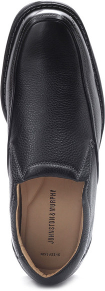 Johnston & Murphy Shuler SGore Black Leather Slip On Black johnston murphy shuler products for sale | eBay main image 4