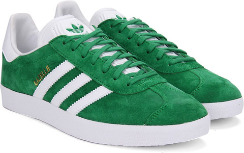 ADIDAS ORIGINALS GAZELLE Sneakers For Men - Buy GREEN/WHITE/GOLDMT Color  ADIDAS ORIGINALS GAZELLE Sneakers For Men Online at Best Price - Shop  Online for Footwears in India | Flipkart.com