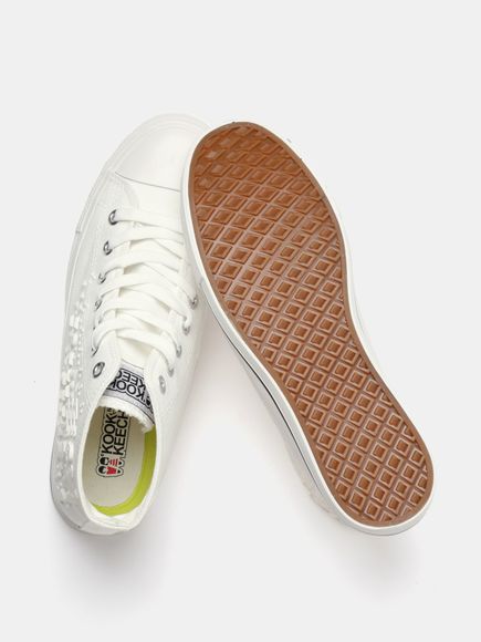 Kook N Keech Sneakers For Men - Buy White Color Kook N Keech