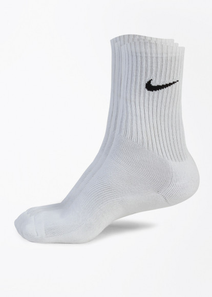 long nike white socks
