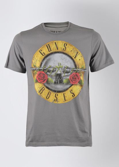 Amplified Guns N' Roses T-Shirt Für Männer - Lässig, Vintage-Look, 100% Baumwolle