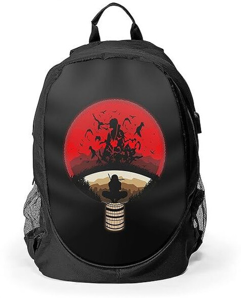 Flexible Solution Anime Itachi Backpack + Itachi, Kakashi, and
