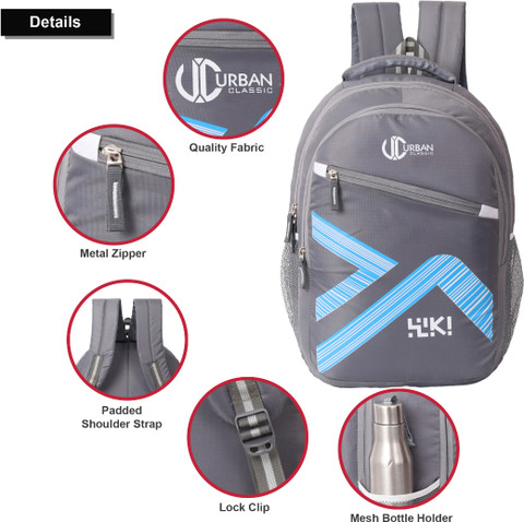 Urban Classic suki grwey45l_14 45 L Laptop Backpack grey - Price