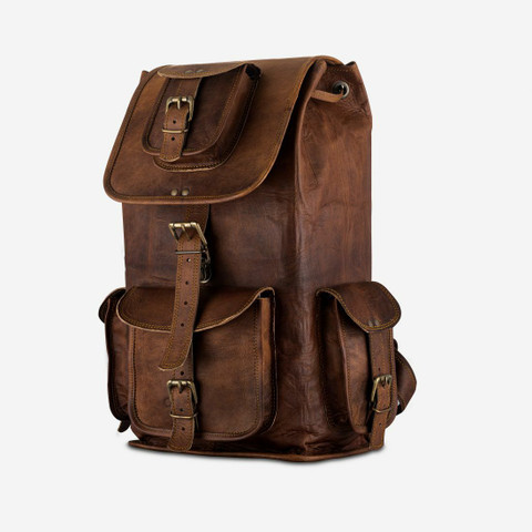 PARRYS LEATHER WORLD Handmade Vintage Goat Genuine Leather Unisex