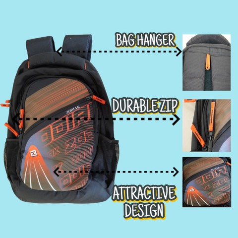 Zodiak Zod02 15 L Laptop Backpack Multicolour - Price in India