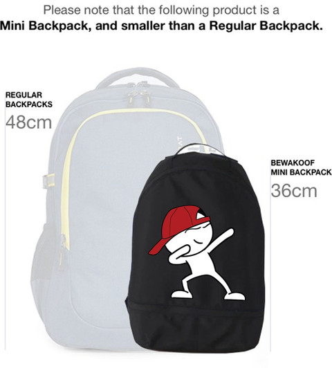 bewakoof mini backpack Buy Unisex Balloon Happier Printed Polyester Daily Use Small | Casual Trendy Daypack | Office & College Bewakoof.com Beard Mini backpack Review
