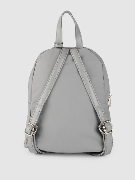 Allen Solly Women Solid Backpack 23 L Backpack Grey - Price in India |  Flipkart.com
