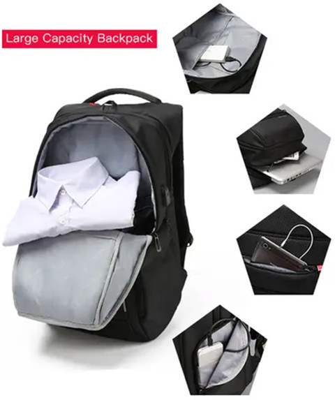 LEEZO MAX2 35 L Laptop Backpack BLACK - Price in India | Flipkart.com