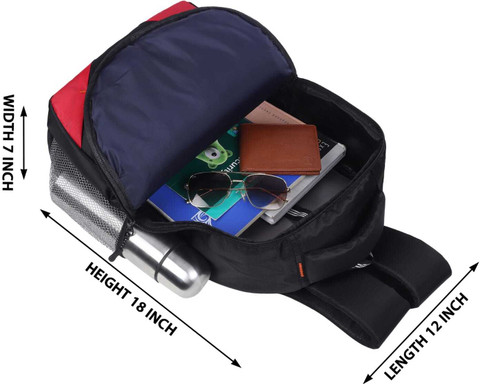 Amaze choice bags batak red 30 L Laptop Backpack black - Price in