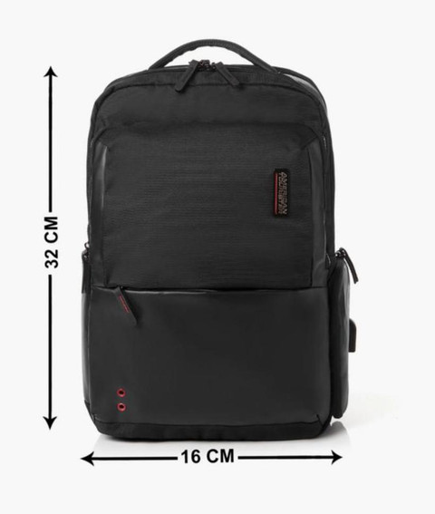 AMERICAN TOURISTER Zork 01 25 L Laptop Backpack Black - Price in