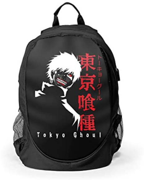 Mc Sid Razz Tokyo Ghoul 25 L Laptop Backpack Ken Kaneki - Price in