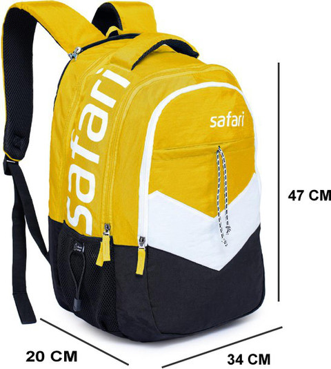 USED　BAG SAFARI Hoodie 32L Yellow Hackbox Backpack Bags 32 L Laptop