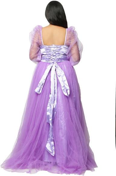 open lace back dress Pink Princess Dress Adult, Halloween Costumes Woman