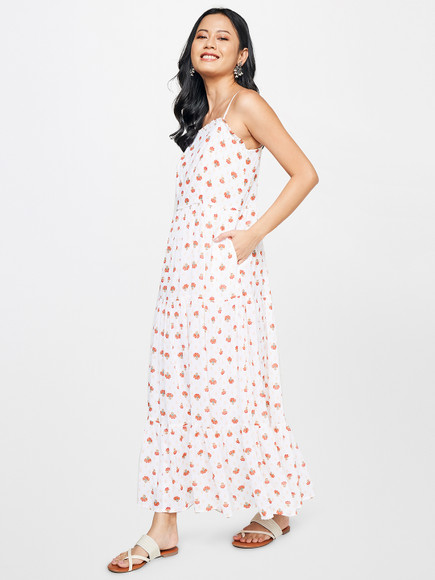 global desi white maxi dress Made for detours, daydreams, and dancing barefoot. [ Global Desi, White  Dress, OOTD, Breezy Dresses ]