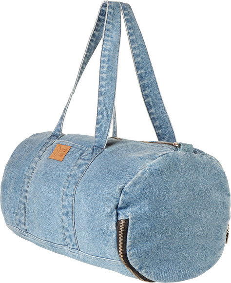 DENIM DOTS 35 L Denim Duffel Bag for Men and Women, Sports and