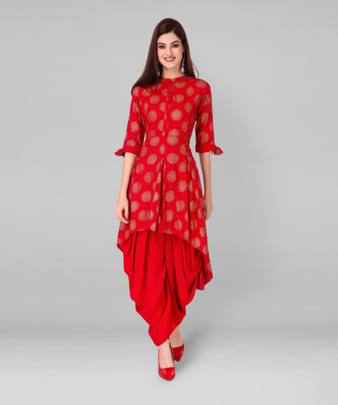 v tradition Women Kurta Dhoti Pant Set - Buy v tradition Women Kurta Dhoti  Pant Set Online at Best Prices in India | Flipkart.com