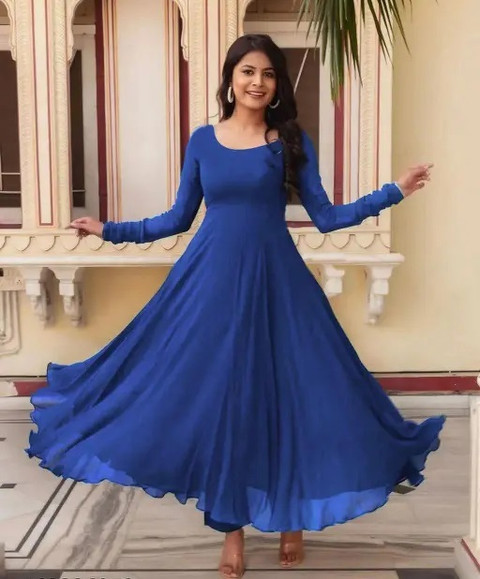 slim fit dress slacks Buy Ramora Flared Sleeves Anarkali Suit Set Online in India