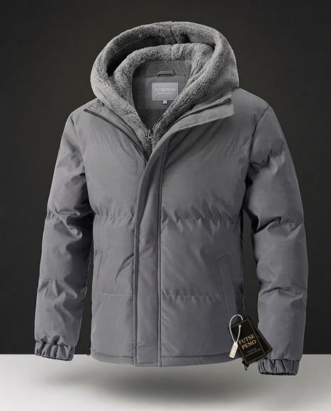 FUTSE PENO Men Solid Puffer Jacket - Image 4