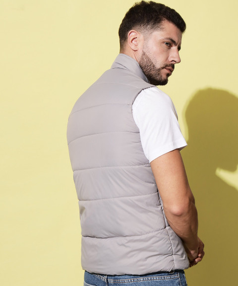 NYSINE Half Sleeve Solid Men Jacket - Buy NYSINE Half Sleeve Solid