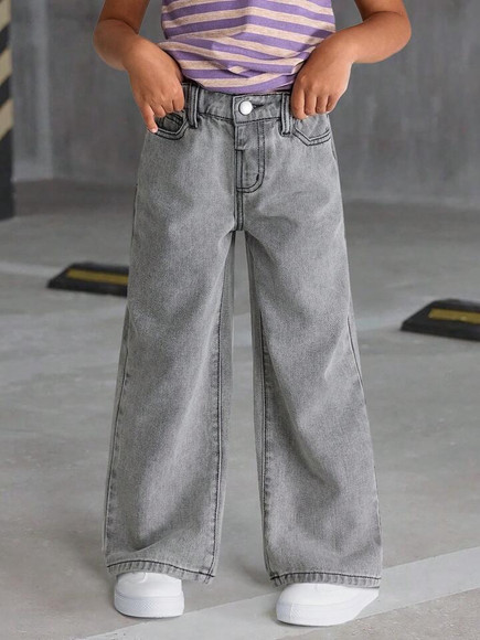 Ryzora Collection Loose Fit Boys Grey Jeans - Buy Ryzora