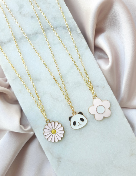 EnlightenMani Adorable & Stylish Pink Daisy, Panda, Pink Flower