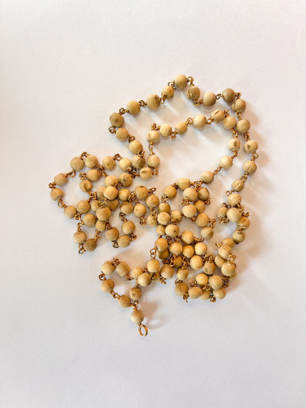 Karungalkumar Thulasi malai Impon 6mm 108 beads|Tulsi prayer beads