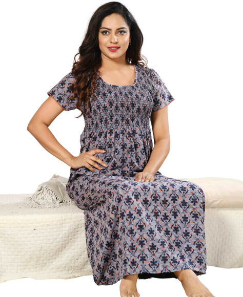 Mangai Women Nightdress, Smokey Nighty Nighty - Buy Mangai Women Nightdress,  Smokey Nighty Nighty Online at Best Prices in India | Flipkart.com