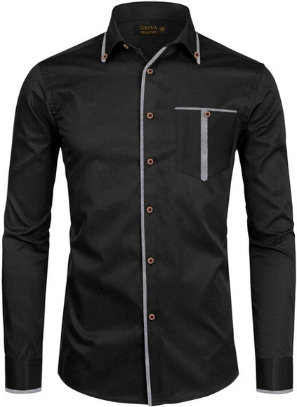 sachin and babi light blue dress Men's Black Casual Shirts