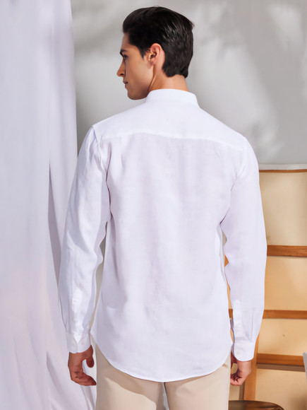 Truceユニホームシャツ TRUCE Men Solid Casual White Shirt - Buy TRUCE Men Solid Casual