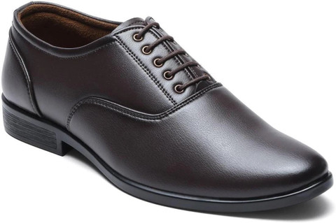 flipkart shoes black leather
